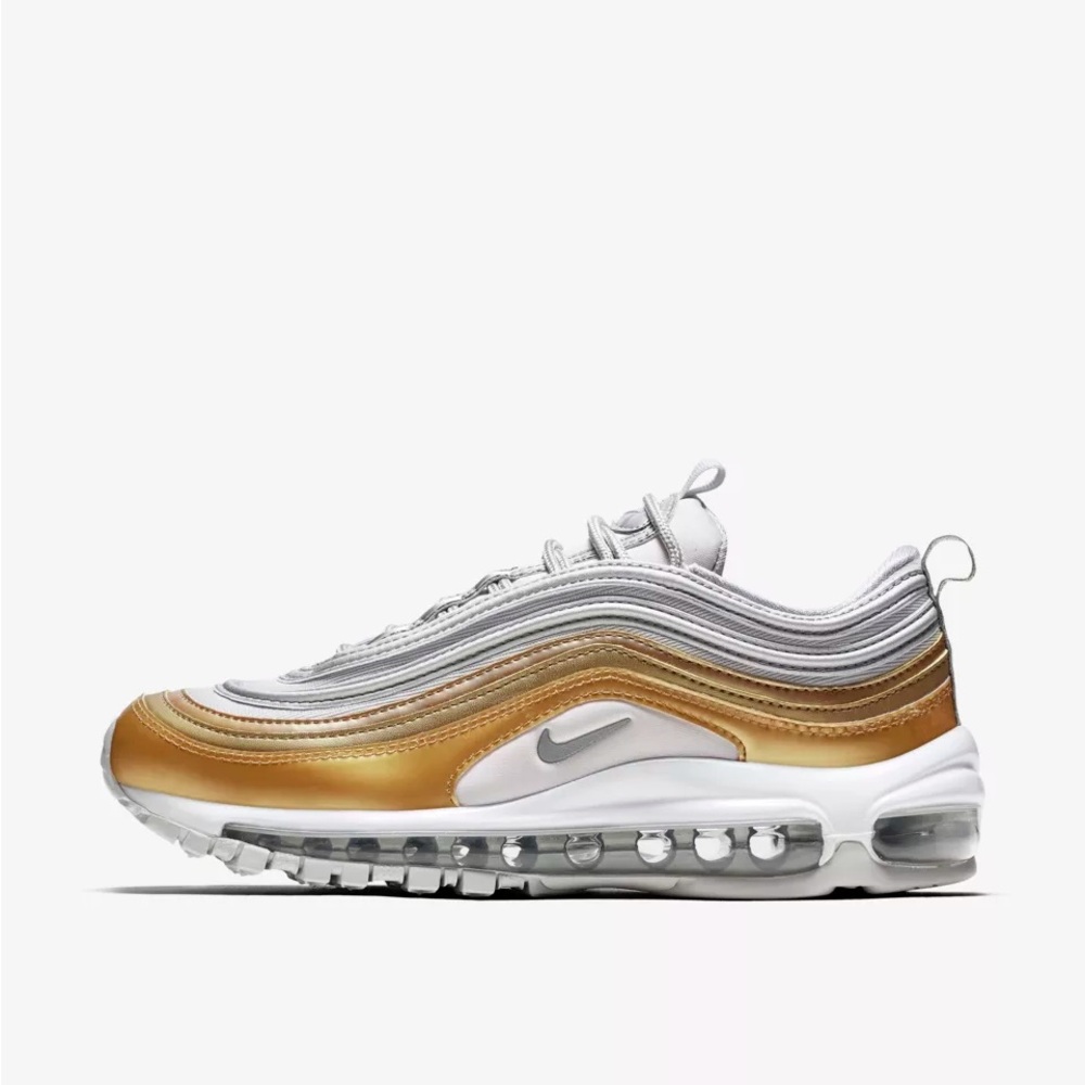 Nike Women’s Air Max 97 Vast Grey/Metallic Gold - Size 7.5